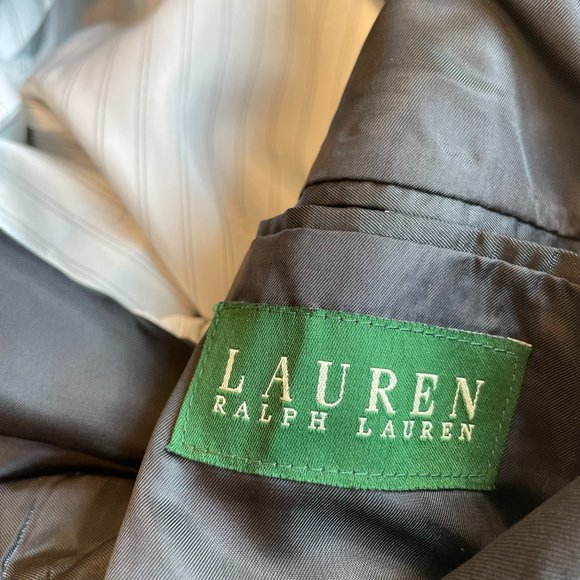 Lauren Ralph Lauren 2 Button Blazer Suit Jacket Sport Coat Men’s 38R Black Wool - Picture 3 of 14